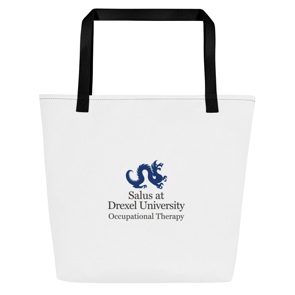 Salus Drexel OT All-Over Print Large Tote Bag